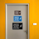 Signs ByLITA Classic Framed Assisted Listening Devices Available Wall or Door Sign