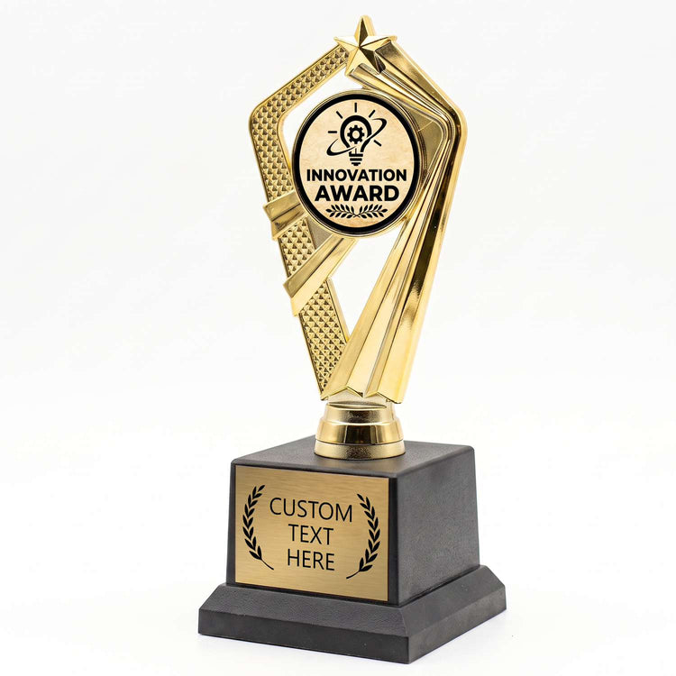 Employee Recognition Trophy Awards (Teamwork, Safety, Quality) - Engraved