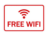Classic Framed Free Wifi Sign