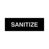 Basic Sanitize Sign