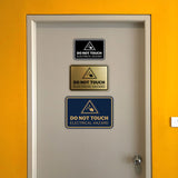Signs ByLITA Classic Framed Do Not Touch Electrical Hazard Durable ABS Plastic Laser Engraved Easy Installation Wall or Door Sign