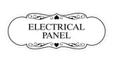 Designer Electrical Panel Sign