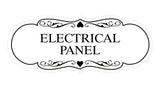 Designer Electrical Panel Sign