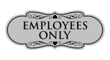 Designer Employees Only Sign