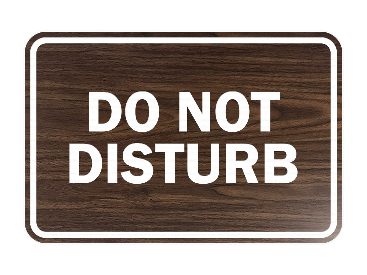 Classic Do Not Disturb Sign