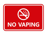 Classic Framed No Vaping