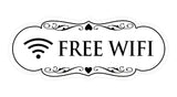 Designer Free Wifi Sign