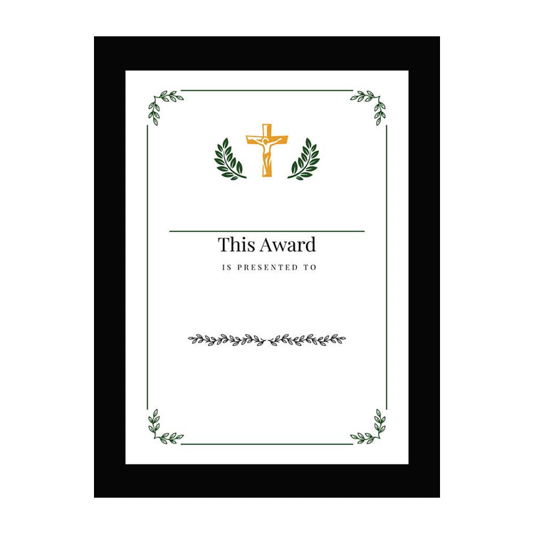 Church and Religion Theme' Personalized Wall Plaque With Easel Acrylic Stand | Faith/Community Non-Profit Award Plaques