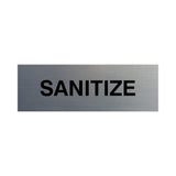 Basic Sanitize Sign