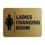 Signs ByLITA Classic Framed Ladies Changing Room Wall or Door Sign