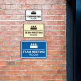 Signs ByLITA Classic Framed Team Meeting Room Wall or Door Sign