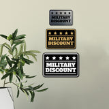Signs ByLITA Classic Framed Military Discount Wall or Door Sign