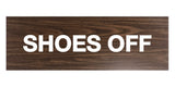 Basic Shoes Off Sign