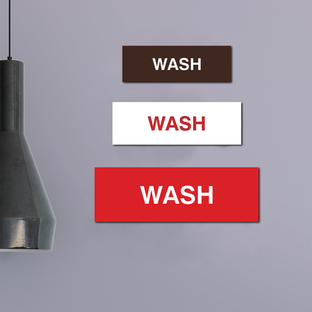 Basic Wash Sign – Pacific Sign and Stamp