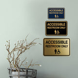 Signs ByLITA Classic Framed Accessible Restroom Wall or Door Sign