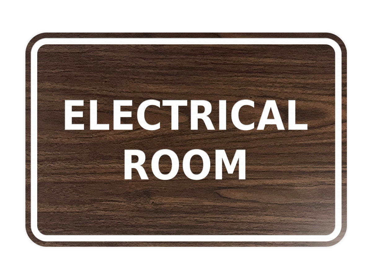 Classic Framed Electrical Room