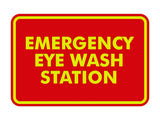 Classic Emergency Eye Wash Station Sign