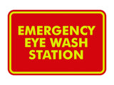 Classic Emergency Eye Wash Station Sign