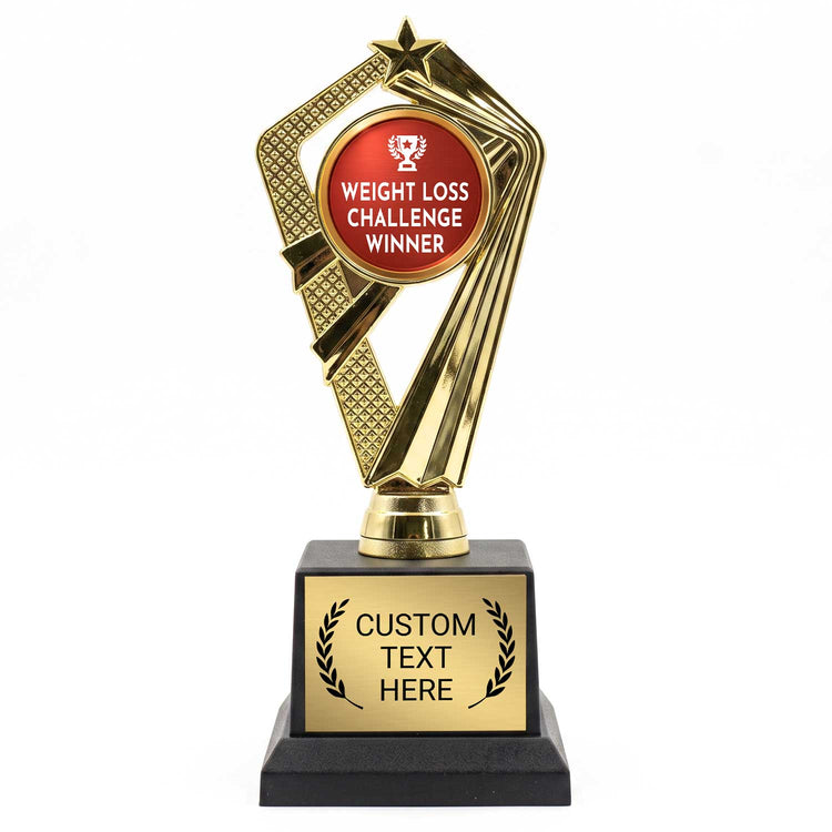 Fitness Challenge Trophy Awards (Step, Personal Best, Champion) - Engraved