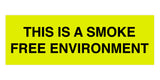 Basic This is a Smoke Free Environment Sign