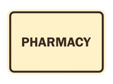 Classic Framed Pharmacy Sign
