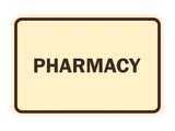 Classic Framed Pharmacy Sign