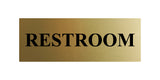 Basic Restroom Wall or Door Sign