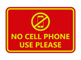 Classic Framed No Cell Phone Use Please