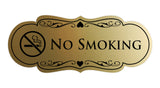 Designer No Smoking Sign
