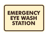 Classic Emergency Eye Wash Station Sign