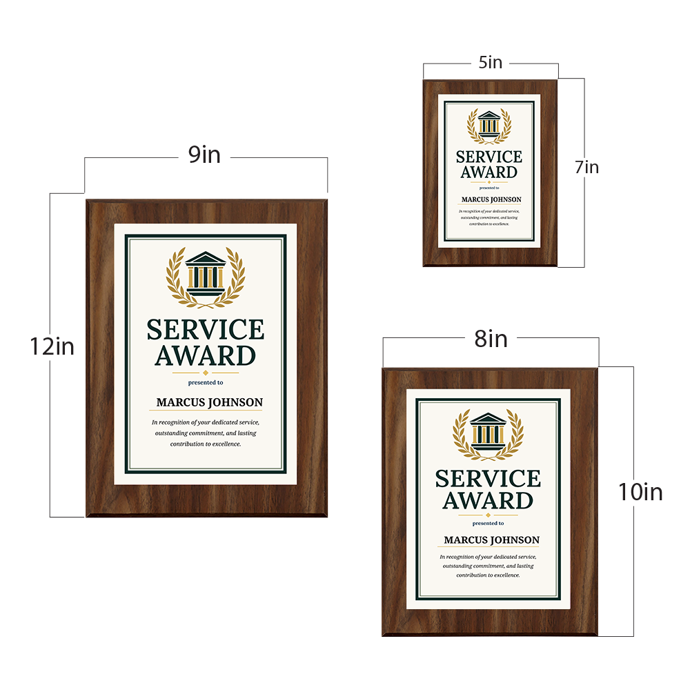 Legal and Justice Theme Award Personalized Wall Plaque With Easel Acrylic Stand | Professional/Industry Recognition Award Plaques