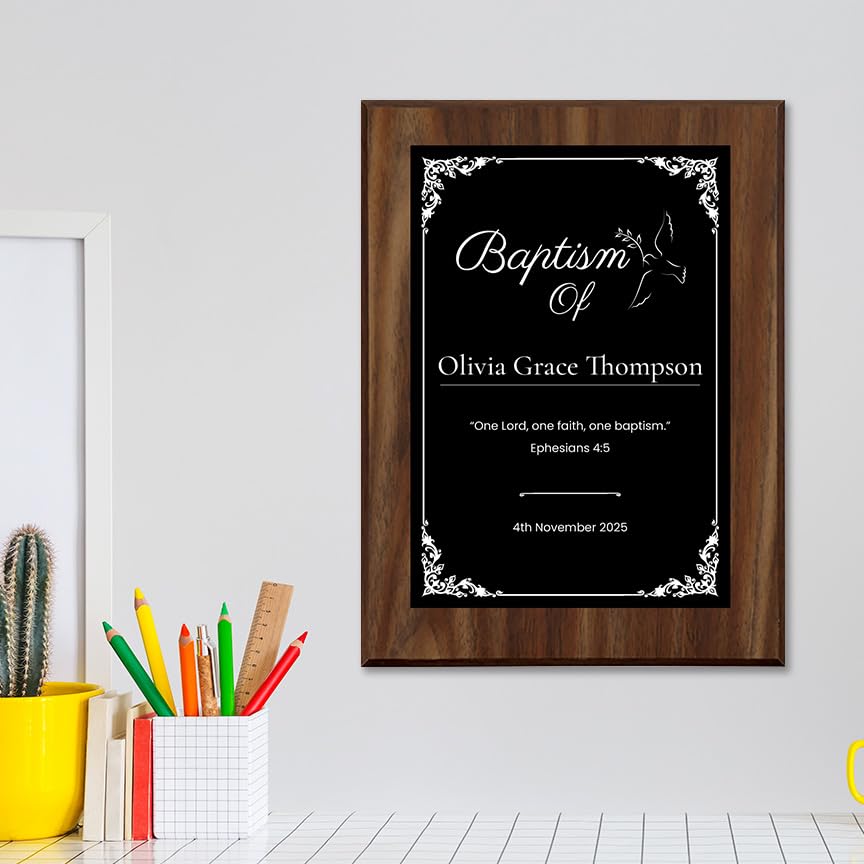 Customized Church Awards and Christian Ceremonies Custom Award Wood Plaques