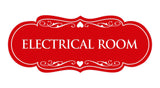 Designer Electrical Room Sign