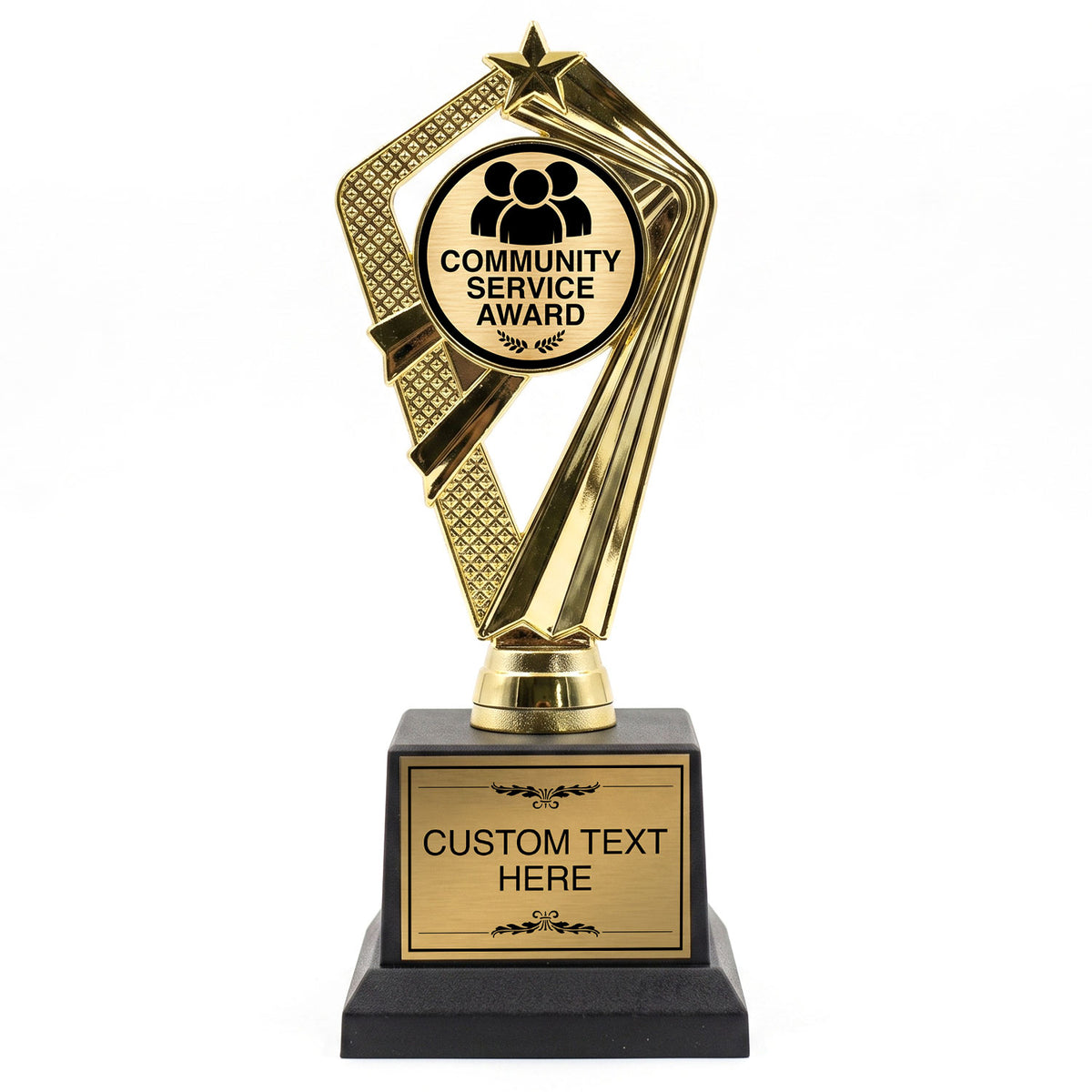 Community & Volunteer Trophy Awards (Service, Hero & More) - Engraved