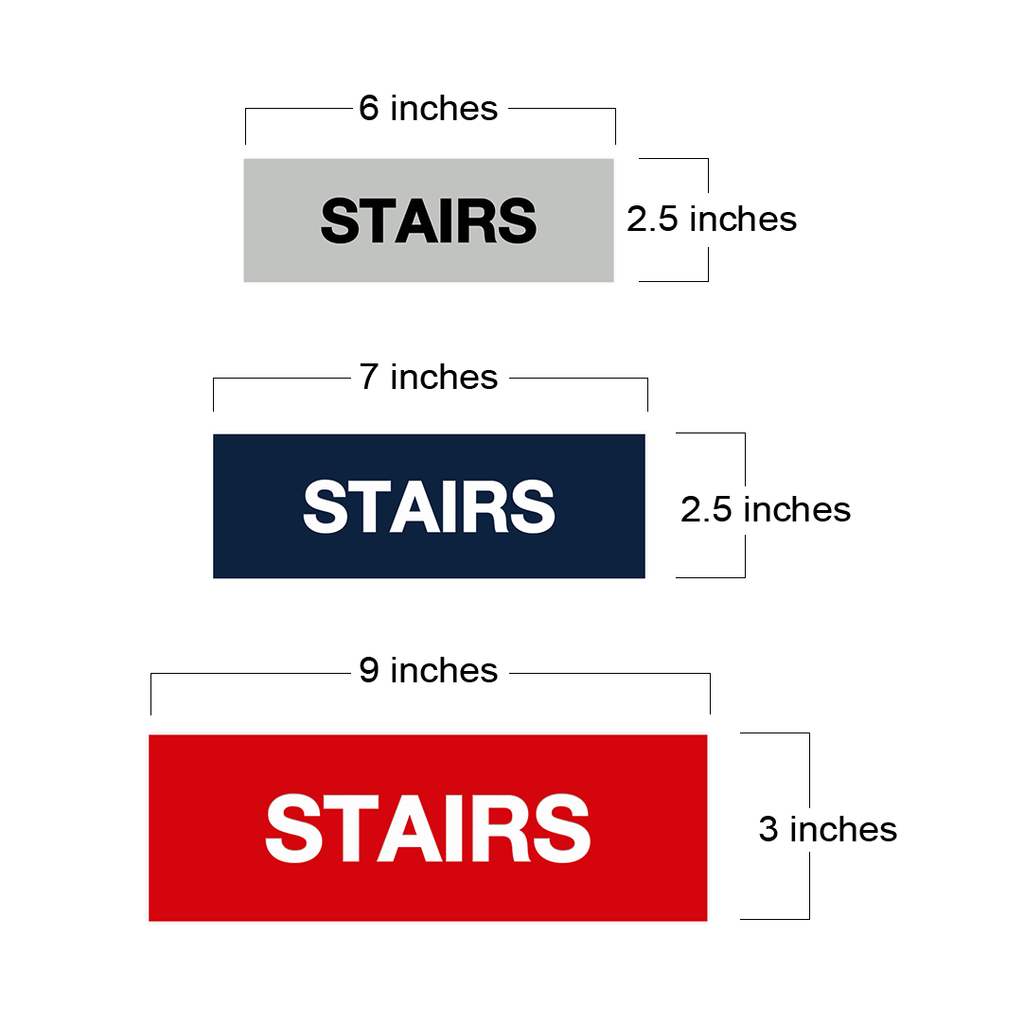 Basic Stairs Sign – Pacific Sign and Stamp