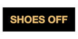 Basic Shoes Off Sign