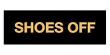 Basic Shoes Off Sign