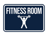 Classic Framed Fitness Room Wall or Door Sign