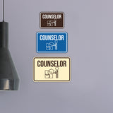 Classic Framed Counselor Wall or Door Sign