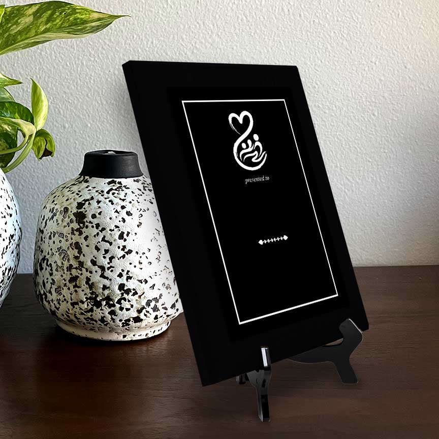 Donor Recognition' Personalized Wall Plaque With Easel Acrylic Stand | Faith/Community Non-Profit Award Plaques