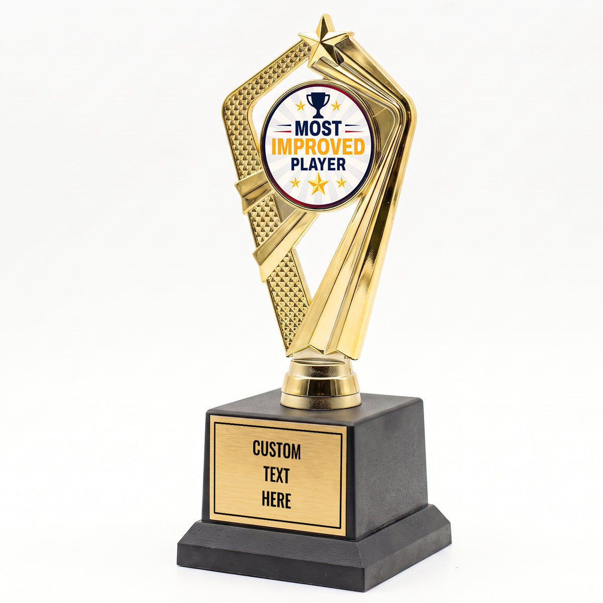 All Quality Most Improved Player Trophy, Custom Engraved — Personalized Award for Any Youth Sport or League