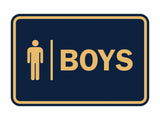 Classic Boys (male bathroom icon) Sign