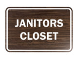 Classic Framed Janitors Closet