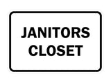 Classic Framed Janitors Closet