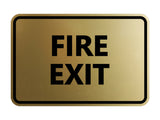 Classic Fire Exit Sign