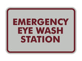 Classic Emergency Eye Wash Station Sign