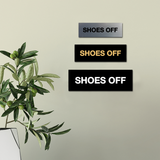 Basic Shoes Off Sign