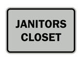 Classic Framed Janitors Closet