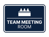Signs ByLITA Classic Framed Team Meeting Room Wall or Door Sign