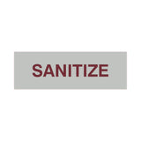 Basic Sanitize Sign